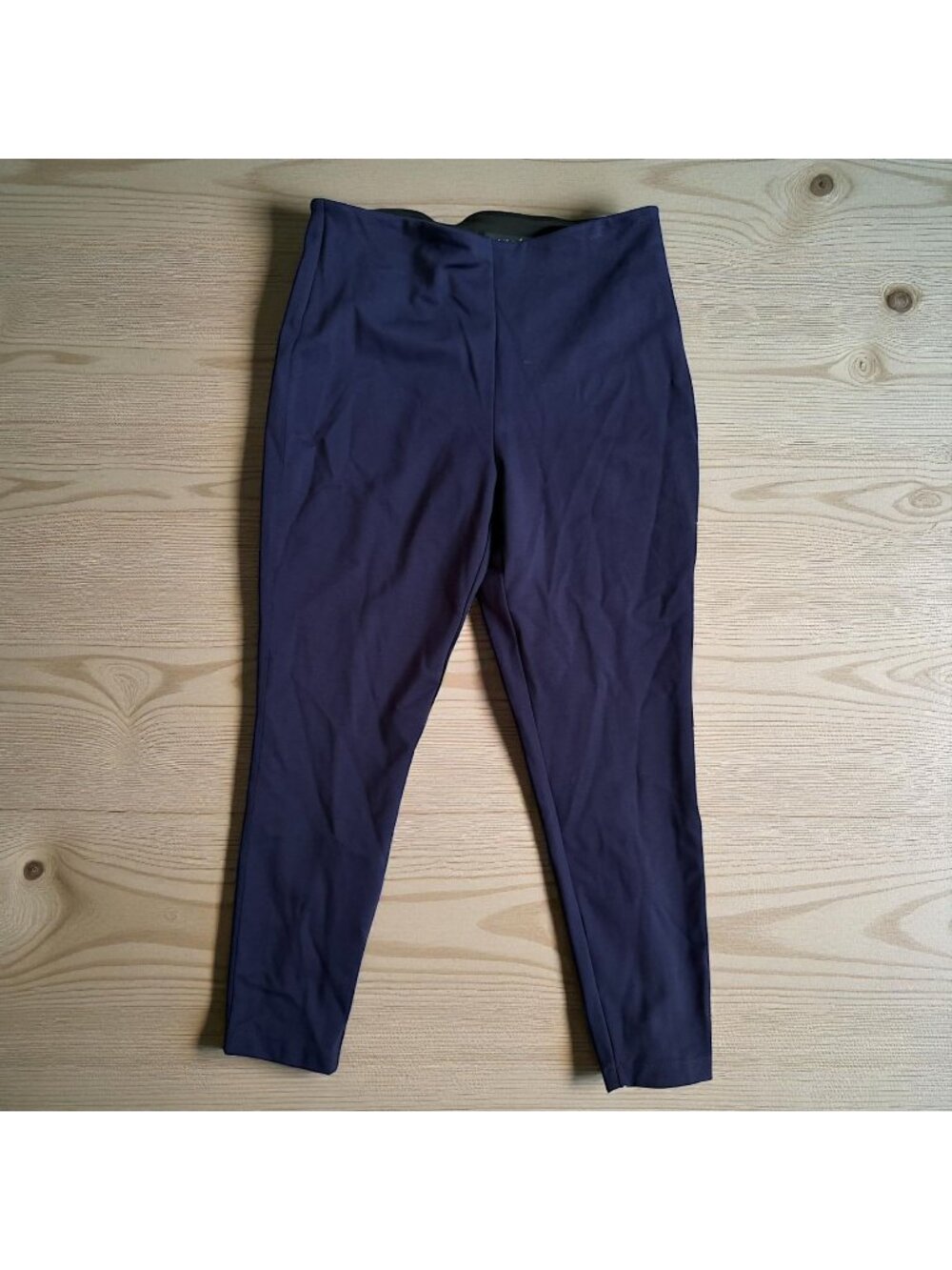 LYSSE Navy Blue Stretch Ankle Ponte Pants Size Large